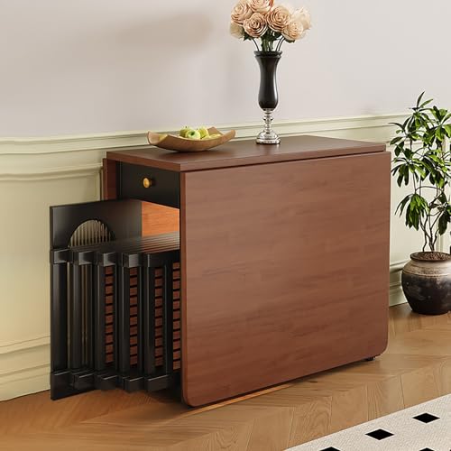 BAYTEWJX Klapptisch Vielseitiger Tisch,Zusammenklappbarer Esstisch,mit RäDern,für Küche Wohnzimmer Restaurant Büro.(170x80x74cm) von BAYTEWJX