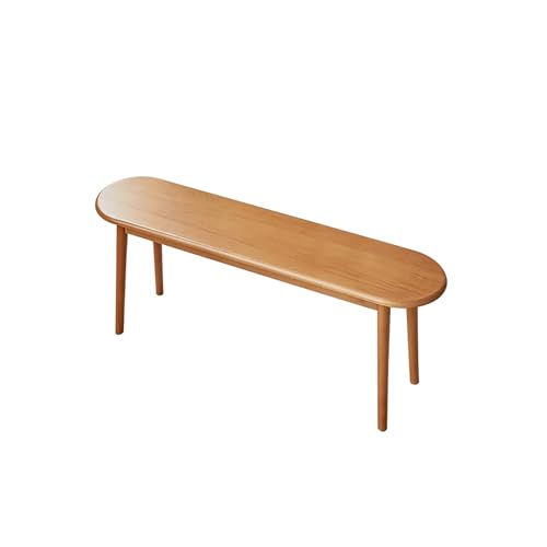 BAYTEWJX Sitzbank 2-Sitzer Holzbank Holzbank für den Innenbereich Küchenbank Essbank für Schlafzimmer Esszimmer Flur.(Original Wood,80x28x40cm) von BAYTEWJX