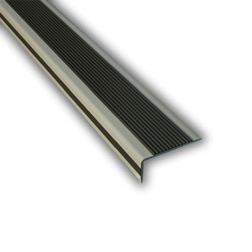 Elastischer Kantenschutz - Eckenschutz Treppenkantenprofil Treppenprofil L-Form Kantenschutzprofil Wasserdicht Eckenschoner Flexible Gummistufen Geeignet für Außen- und Innentreppen. ( Color : Black g von BAYTEWJX