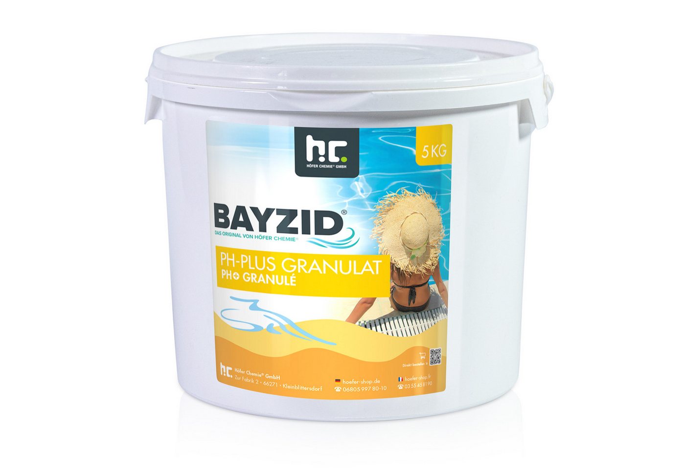 BAYZID Poolpflege 5 kg BAYZID® pH Plus Granulat für den Pool von BAYZID