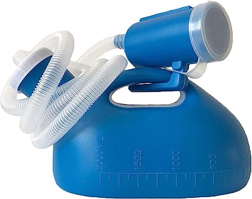 Urinflasche für Herren, für Männer, 2000 ml, mit 1,6 m Schlauch-Urinal Urinflasche für Herren, für Männer, 2000 ml, mit 1,6 m Schlauch-Urinal von BAZAC