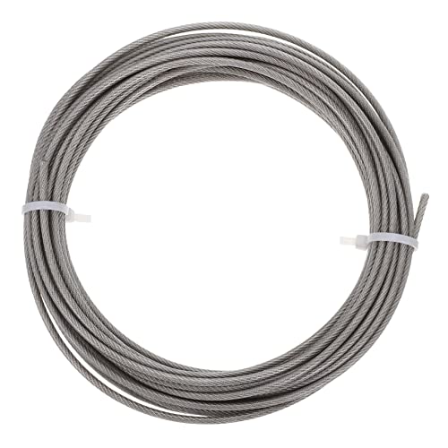 BAZEITFLOW 1 Rolle Sicherheitskabel Transparent Beschichtetes Seil für Bühnenlichter Sportgeräte und Werkzeuge Langlebig und Rostfrei Installieren BAZEITFLOW 1 Rolle Sicherheitskabel Transparent Beschichtetes Seil für Bühnenlichter Sportgeräte und Werkzeuge Langlebig und Rostfrei Installieren von BAZEITFLOW