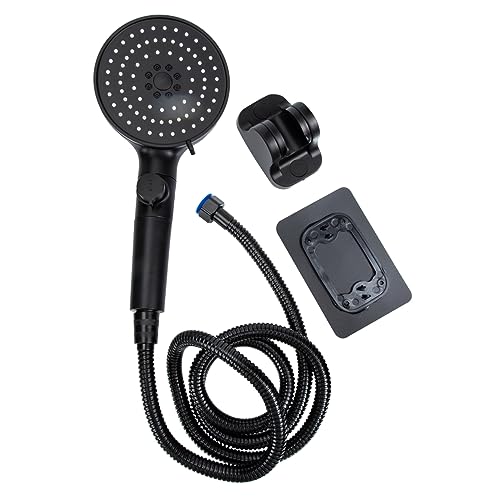 BAZEITFLOW 1 Satz Handheld Duschkopf mit Druckregulierung Hochdruck Brause für Badezimmer Schlauch und Halterung für Komfortable Duscherlebnisse von BAZEITFLOW