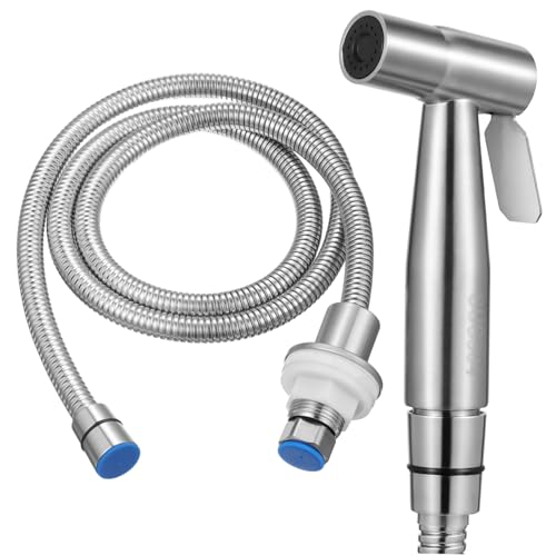 BAZEITFLOW 1 Satz Sprühkopf für Küchenspüle Hochdruck Sprüher Düse Schlauch und Universalsockel Installieren für und Wasserersparnis von BAZEITFLOW