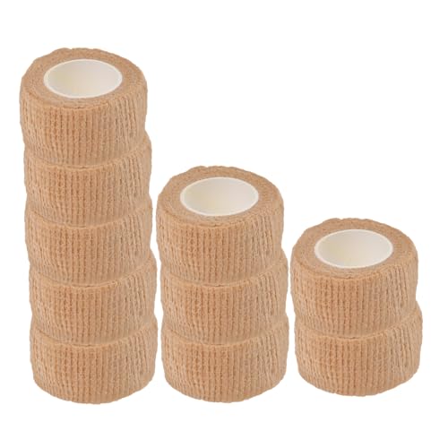 BAZEITFLOW 10 Rollen Möbelmatte stuhlbeinschutz Klebeband mit Selbstklebender Rückseite Klebepads für Stuhlbeine Schutzstreifen mit Selbstklebender Rückseite Möbelfüße Möbel Vlies Light Brown von BAZEITFLOW