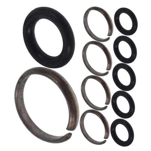 BAZEITFLOW 10 Sätze Sicherungsring O für Elektrischen Schlagschrauber mit Antriebswelle Langlebiger Snap Ring und O ring Ersatz für Vielseitige Befestigung und Verbesserte Arbeitsleistung von BAZEITFLOW