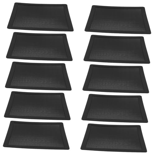 BAZEITFLOW 10 Stück Computer Lüfter Staubschutzgitter PVC Mesh Filter für Pc Gehäuse und Klimaanlagen Einsetzbar Verbessert Luftzirkulation und Schützt Komponenten vor von BAZEITFLOW