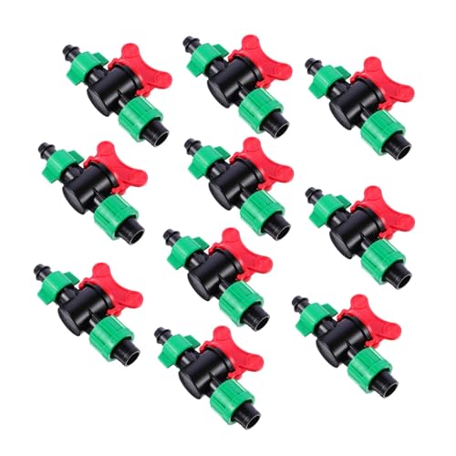 BAZEITFLOW 10 Stück Grünes Doppelverschluss Absperrventil Tropfbewässerungsanschluss Langlebig aus Robustem Material für Präzise Wasserflussregulierung Am Tropfschlauch BAZEITFLOW 10 Stück Grünes Doppelverschluss Absperrventil Tropfbewässerungsanschluss Langlebig aus Robustem Material für Präzise Wasserflussregulierung Am Tropfschlauch von BAZEITFLOW