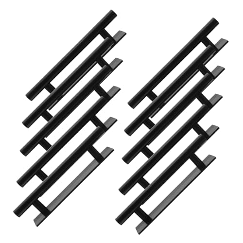BAZEITFLOW 10 Stück Selbstklebende Möbelgriffe Klebrige Schrankgriffe für Küchen und Kleiderschränke Einfache Montage ohne Bohren Glatte Oberfläche Kompatibel Modernes Design Starke Haftung von BAZEITFLOW