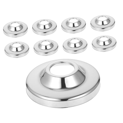 BAZEITFLOW 10 Stück Teiliges Edelstahl Ventil Abdeckkappen Wasserhahn Rohrloch Abdeckung Dichtung für Wasser Gas Heizung Winkelventile mit Einfacher Montage und Rostfreiem Material BAZEITFLOW 10 Stück Teiliges Edelstahl Ventil Abdeckkappen Wasserhahn Rohrloch Abdeckung Dichtung für Wasser Gas Heizung Winkelventile mit Einfacher Montage und Rostfreiem Material von BAZEITFLOW