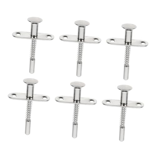 BAZEITFLOW 10 Stück Teiliges Federbolzen schloss aus Poliertem Stahl Langlebiger Möbelverschluss für Babybett Verstellbarer Türbolzen für Kinderbett und Vogelkäfig Stabile Befestigung und BAZEITFLOW 10 Stück Teiliges Federbolzen schloss aus Poliertem Stahl Langlebiger Möbelverschluss für Babybett Verstellbarer Türbolzen für Kinderbett und Vogelkäfig Stabile Befestigung und von BAZEITFLOW