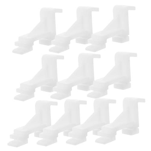 BAZEITFLOW 10 Stück Teiliges Kunststoff Regalhalter Clips für Kühlschrank und Gefrierschrank Stabile Regalstütze Einfache Montage Langlebige Kunststoffclips zur Regalbefestigung für BAZEITFLOW 10 Stück Teiliges Kunststoff Regalhalter Clips für Kühlschrank und Gefrierschrank Stabile Regalstütze Einfache Montage Langlebige Kunststoffclips zur Regalbefestigung für von BAZEITFLOW