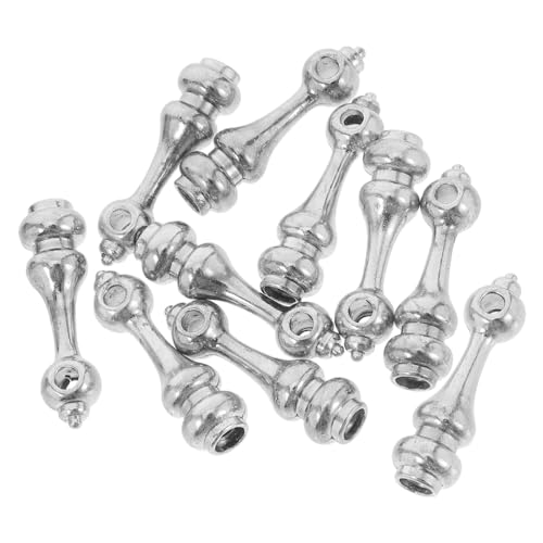 BAZEITFLOW 10 Stück Teiliges Metallpfostenkappen aus Zinklegierung Dekorative Glas Zaun Endkappen Einfache Installation mit Flaschenkopf Design für Möbel Weinregale Servierwagen Büro und BAZEITFLOW 10 Stück Teiliges Metallpfostenkappen aus Zinklegierung Dekorative Glas Zaun Endkappen Einfache Installation mit Flaschenkopf Design für Möbel Weinregale Servierwagen Büro und von BAZEITFLOW