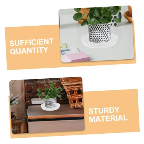 BAZEITFLOW 10 Stück Teiliges Runde Pflanzuntersetzer Robustem Kunststoff Tropfsicher und Auslaufsicher für Indoor und Outdoor Blumentöpfe Wasserauffangendes Tablett für Saubere Oberflächen von BAZEITFLOW