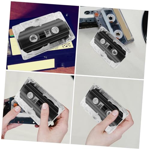 BAZEITFLOW 10 Stück Teiliges Transparente Audio Kassettenhüllen aus Robustem Kunststoff Hochtransparente Aufbewahrungsbox für Aufnahme Kassetten Klarer Organizer für Musik und Kunstsammlungen von BAZEITFLOW