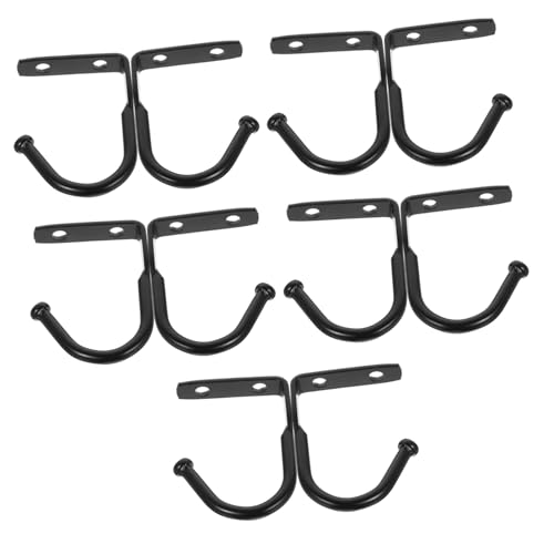 BAZEITFLOW 10 Stück Vintage Wandhaken Teiliges Schwarze Kleiderhaken für Küche Badezimmer und Lagerraum Praktische Wandmontage zur Raumorganisation und Stilvollen Dekoration BAZEITFLOW 10 Stück Vintage Wandhaken Teiliges Schwarze Kleiderhaken für Küche Badezimmer und Lagerraum Praktische Wandmontage zur Raumorganisation und Stilvollen Dekoration von BAZEITFLOW