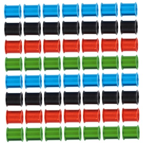 BAZEITFLOW 100 Stück Aluminium Tauben Fußringe in Bunten Farben Langlebige Vogelkennzeichnung für Brieftauben Geflügel und Kleinvögel Einfach Anzubringen Sichere Zufällige Zufällige Farbe von BAZEITFLOW