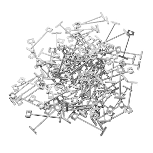 BAZEITFLOW 100 Stück Fliesen Nivelliernadeln Form Metallspacer für Keramikfliesen Nivelliersystem Verlegehilfe für Boden und Wand Geeignet für Wohnraum Balkon Küche BAZEITFLOW 100 Stück Fliesen Nivelliernadeln Form Metallspacer für Keramikfliesen Nivelliersystem Verlegehilfe für Boden und Wand Geeignet für Wohnraum Balkon Küche von BAZEITFLOW