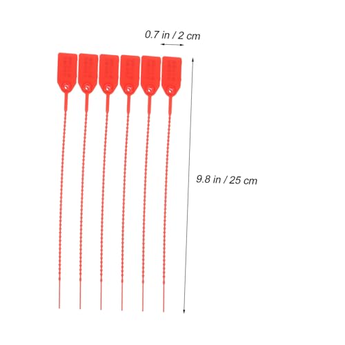 BAZEITFLOW 100 Stück Kabelbinder aus Robustem Wetterfest und Flexibel mit Sicherheitsverschluss und Individuellem Code zum Befestigen von Kabeln Schildern Diebstahlsicherung im Innenbereich von BAZEITFLOW