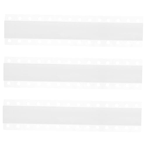 BAZEITFLOW 100 Stück Klare PVC Selbstklebende Rundloch Aufhängetabs Haftetiketten für Einzelhandel Verkaufsdisplays Büro und Zuhause von BAZEITFLOW