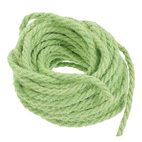 BAZEITFLOW 10M Sisal Seil für Katzen DIY Umweltfreundliches Hanfseil für Kletterturm und Kratzbaum Flexible Langlebige Katzenspielzeug Zubehör Grün BAZEITFLOW 10M Sisal Seil für Katzen DIY Umweltfreundliches Hanfseil für Kletterturm und Kratzbaum Flexible Langlebige Katzenspielzeug Zubehör Grün von BAZEITFLOW