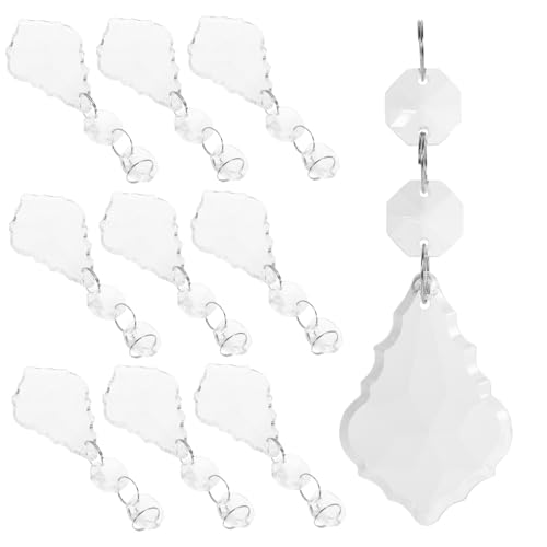 BAZEITFLOW 10Stücke Kristallanhänger Teiliges Transparente Ahornblatt Dekore für Dekoration für Weihnachtsbeleuchtung und Türen mit Durchdachtem Design BAZEITFLOW 10Stücke Kristallanhänger Teiliges Transparente Ahornblatt Dekore für Dekoration für Weihnachtsbeleuchtung und Türen mit Durchdachtem Design von BAZEITFLOW