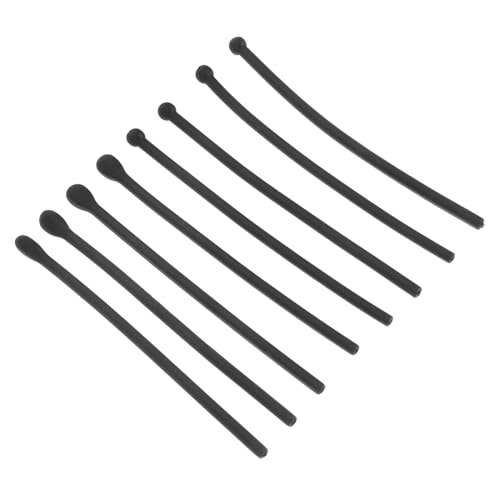 BAZEITFLOW 12 Paare Brillenbügel Überzüge Antirutsch Brillen Endkappen Weiche Ohrpolster für Sport Flexibel Dehnbar Passend für Sonnenbrillen und Korrektionsbrillen von BAZEITFLOW