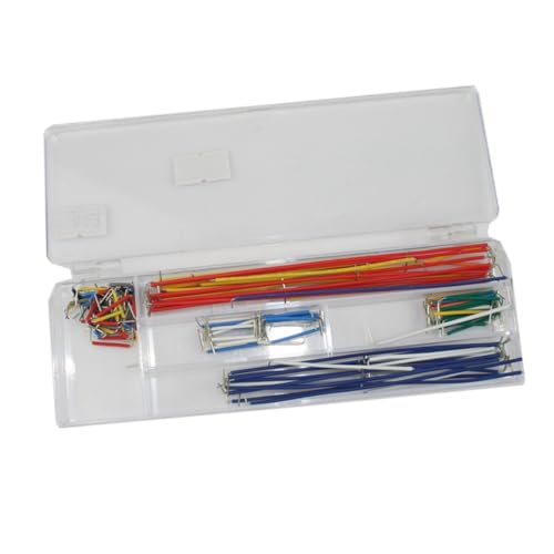 BAZEITFLOW 140 Stück Teiliges Breadboard Jumper Kabel Kit mit Längen Sortiert Farbcodierte Isolierte Drähte Vorgefertigt und Abisoliert Mit Praktischer Aufbewahrungsbox für Zufällige Farbe BAZEITFLOW 140 Stück Teiliges Breadboard Jumper Kabel Kit mit Längen Sortiert Farbcodierte Isolierte Drähte Vorgefertigt und Abisoliert Mit Praktischer Aufbewahrungsbox für Zufällige Farbe von BAZEITFLOW