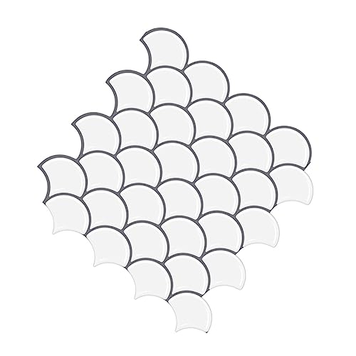 BAZEITFLOW 1blatt Selbstklebende Fliesen Für Küche Und Bad Wasserdichte Ölbeständige Wandaufkleber Im Fischschuppen-design Einfach Anzubringen Langlebig Und Pflegeleicht BAZEITFLOW 1blatt Selbstklebende Fliesen Für Küche Und Bad Wasserdichte Ölbeständige Wandaufkleber Im Fischschuppen-design Einfach Anzubringen Langlebig Und Pflegeleicht von BAZEITFLOW