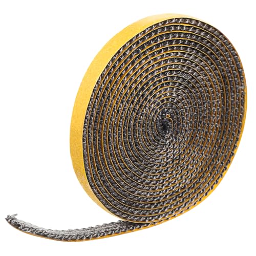 BAZEITFLOW 1rolle Hochtemperaturbeständige Ofendichtung Flachseil Dichtband Aus Glasfaser Selbstklebend Für Kamin Holzofen Und Heizgeräte BAZEITFLOW 1rolle Hochtemperaturbeständige Ofendichtung Flachseil Dichtband Aus Glasfaser Selbstklebend Für Kamin Holzofen Und Heizgeräte von BAZEITFLOW