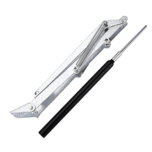 BAZEITFLOW 1Stück Automatischer Fensteröffner für Gewächshaus Silber Temperaturgesteuert Öffnungshöhe Platzsparend für Gewächshäuser von BAZEITFLOW