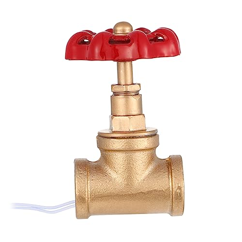BAZEITFLOW 1Stück Kupferventil Lampenschalter Retro Design für Industrielle Beleuchtung Ergonomischer Griff Rostfreies Kupfer für Lange und Einfache Installation von BAZEITFLOW