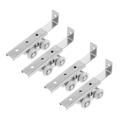 BAZEITFLOW 2 Sätze Edelstahl Schiebetür Rollräder mit Schrauben Silent Dämpfung Pulley Kompakte Schiebetürrollen für Küchen Kleiderschrank Schiebetüren Platzsparende Türrollen für Glastüren BAZEITFLOW 2 Sätze Edelstahl Schiebetür Rollräder mit Schrauben Silent Dämpfung Pulley Kompakte Schiebetürrollen für Küchen Kleiderschrank Schiebetüren Platzsparende Türrollen für Glastüren von BAZEITFLOW