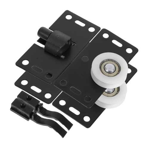 BAZEITFLOW 2 Sätze Schiebetürrollen aus Aluminiumlegierung für Kleiderschrank und Schrank Robuste Laufräder mit Hoher Tragkraft Kompatibel mit Schiebetüren Einfache Montage Vielseitig von BAZEITFLOW