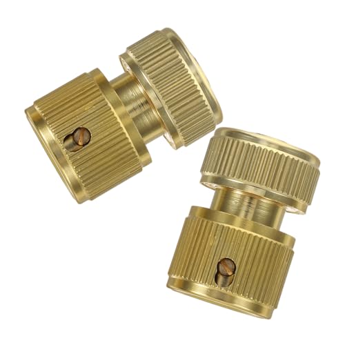 BAZEITFLOW 2 Stück Aluminiumlegierung Gartenschlauch Schnellverbinder Wasseranschlussadapter Schlauchkupplung Wiederverwendbar Leicht und Robust für Gartenbewässerung und Wassersysteme BAZEITFLOW 2 Stück Aluminiumlegierung Gartenschlauch Schnellverbinder Wasseranschlussadapter Schlauchkupplung Wiederverwendbar Leicht und Robust für Gartenbewässerung und Wassersysteme von BAZEITFLOW