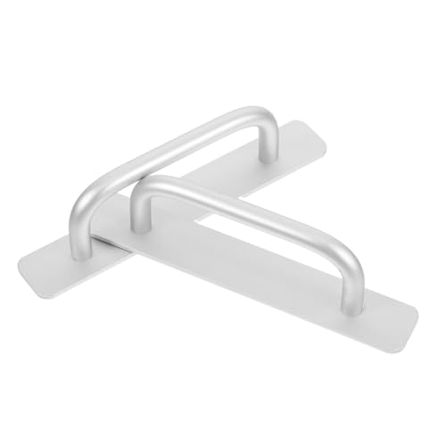 BAZEITFLOW 2 Stück Aluminiumlegierung Möbelgriff Selbstklebend Vintage Türgriff für Schrank Schublade Küchenschrank Balkontür Schiebetür Holz Türgriff Robust Sicherer Halt Einsetzbar von BAZEITFLOW