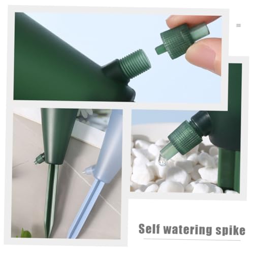 BAZEITFLOW 2 Stück Automatische Bewässerungspitzen Tropf bewässerungssystem für Zimmerpflanzen Einstellbare Wassermenge Einfache Anwendung für Indoor garten und Topfpflanzenpflege von BAZEITFLOW