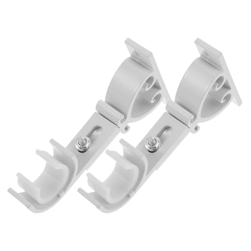 BAZEITFLOW 2 Stück Doppelstangen Gardinenhalterung Aluminiumlegierung Belastbar Verstellbar zur Seitlichen Wandmontage Geeignet für Einzelstangen Rostfrei Platzsparend Einfache Montage BAZEITFLOW 2 Stück Doppelstangen Gardinenhalterung Aluminiumlegierung Belastbar Verstellbar zur Seitlichen Wandmontage Geeignet für Einzelstangen Rostfrei Platzsparend Einfache Montage von BAZEITFLOW