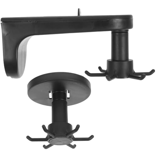 BAZEITFLOW 2 Stück Drehbarer Krallen Küchenhaken ohne Bohren Selbstklebend Vielseitiger Wandhalter für Küchenutensilien Platzsparend Robust Einfache Montage Glatten Oberflächen von BAZEITFLOW