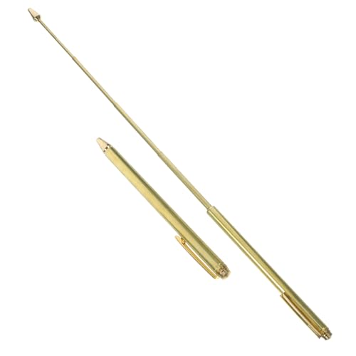 BAZEITFLOW 2 Stück Edelstahl Suchstäbe Ausziehbare Dowsing Rods für Outdoor Robuste Leichte Wünschelruten Ergonomisch Flexibel und Langlebig für Garten und Außenbereich von BAZEITFLOW