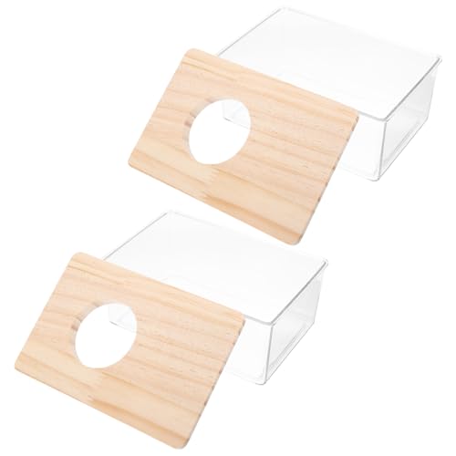 BAZEITFLOW 2 Stück Hamster Badezimmer Sandbad Box Transparent Kleine Haustier Badewanne für Chinchilla und Hamster Sandbad Zubehör zur Täglichen Pflege und Reinigung BAZEITFLOW 2 Stück Hamster Badezimmer Sandbad Box Transparent Kleine Haustier Badewanne für Chinchilla und Hamster Sandbad Zubehör zur Täglichen Pflege und Reinigung von BAZEITFLOW