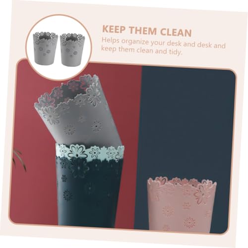 BAZEITFLOW 2 Stück Kleine Desktop Mülleimer aus Multifunktionale Aufbewahrungsbehälter für Abfall und Kleinteile Kompakt und Robust für Büro Bad und Küche BAZEITFLOW 2 Stück Kleine Desktop Mülleimer aus Multifunktionale Aufbewahrungsbehälter für Abfall und Kleinteile Kompakt und Robust für Büro Bad und Küche von BAZEITFLOW