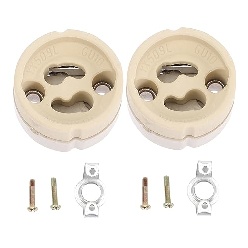 BAZEITFLOW 2 Stück Lampenfassung mit Halterung Deckenleuchten Lampenhalter für DIY Projekte in Küche Schlafzimmer und von BAZEITFLOW