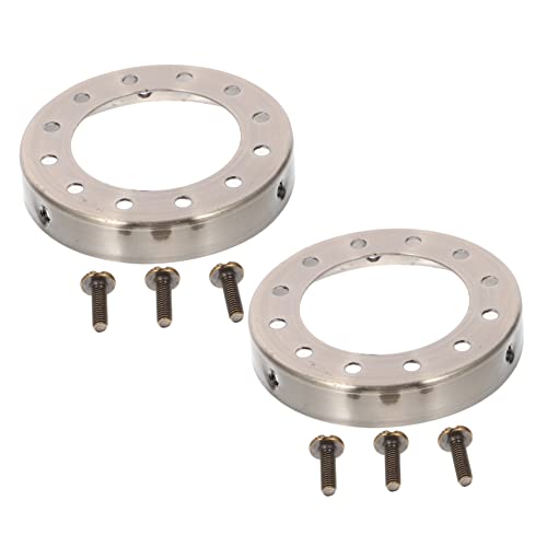 BAZEITFLOW 2 Stücke Lampenschirm Abdeckring aus Metall Vintage Deckenlampe Zubehör Einfach zu Montieren Design für Lampenschirme Geeignet BAZEITFLOW 2 Stücke Lampenschirm Abdeckring aus Metall Vintage Deckenlampe Zubehör Einfach zu Montieren Design für Lampenschirme Geeignet von BAZEITFLOW