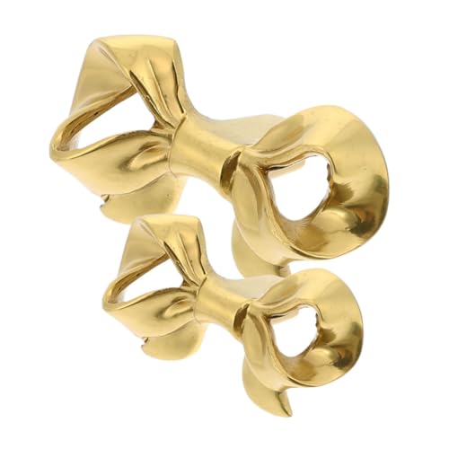 BAZEITFLOW 2 Stück Messing Bowknoten Möbelknöpfe Dekorative Schrankgriffe für Kommoden Küchenschränke Geeignet für Schuhschränke Kleiderschränke und Bücherregale Einfach zu Montieren BAZEITFLOW 2 Stück Messing Bowknoten Möbelknöpfe Dekorative Schrankgriffe für Kommoden Küchenschränke Geeignet für Schuhschränke Kleiderschränke und Bücherregale Einfach zu Montieren von BAZEITFLOW