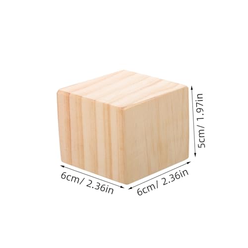 BAZEITFLOW 2 Stück Möbel Erhöhung Massivem Holz Stabile Möbelfüße zur Erhöhung von Bett Sofa Stuhl und Tisch rutschfest Langlebig und Tragfähig Universelle Holz Pads für Haushalt von BAZEITFLOW