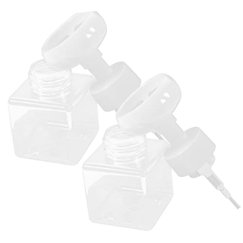 BAZEITFLOW 2 Stück Nachfüllbare Schaumpumpflaschen aus Transparentem Pack Seifenspender mit Blüten Stempel Design Praktische Schaumspender für Handseife und Shampoo BAZEITFLOW 2 Stück Nachfüllbare Schaumpumpflaschen aus Transparentem Pack Seifenspender mit Blüten Stempel Design Praktische Schaumspender für Handseife und Shampoo von BAZEITFLOW