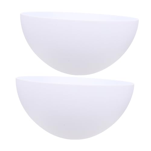 BAZEITFLOW 2 Stück Pilzförmiger Lampenschirm Weiß Kunststoff Mittelloch Ersatzschirm für Tischlampen Raumdekoration Lichtschutz Praktisch und Robust BAZEITFLOW 2 Stück Pilzförmiger Lampenschirm Weiß Kunststoff Mittelloch Ersatzschirm für Tischlampen Raumdekoration Lichtschutz Praktisch und Robust von BAZEITFLOW