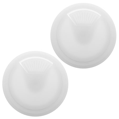 BAZEITFLOW 2 Stück Runde Kabeldurchführung für Schreibtisch Stabile Kabelabdeckung Einfache Montage Kabelmanagement für Büro Computertische Verhindert Kabelgewirr Weiß von BAZEITFLOW