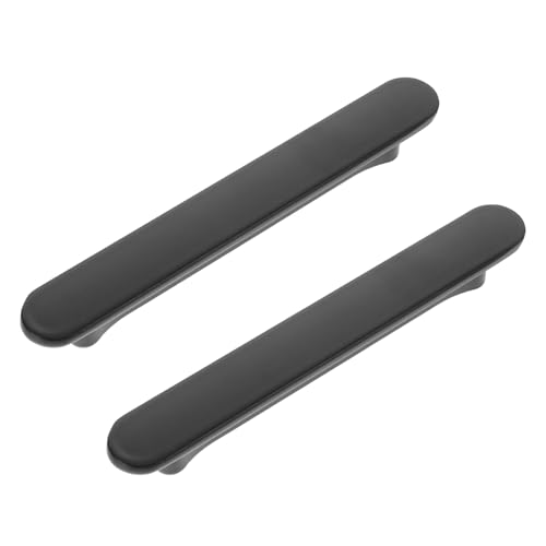 BAZEITFLOW 2 Stück Schwarze Möbelgriffe Gebürstete Edelstahl Schrankgriffe Ergonomisch Langlebig Einfache Montage für Küchen Badezimmerschränke Modernes Design Praktischer Ersatz BAZEITFLOW 2 Stück Schwarze Möbelgriffe Gebürstete Edelstahl Schrankgriffe Ergonomisch Langlebig Einfache Montage für Küchen Badezimmerschränke Modernes Design Praktischer Ersatz von BAZEITFLOW
